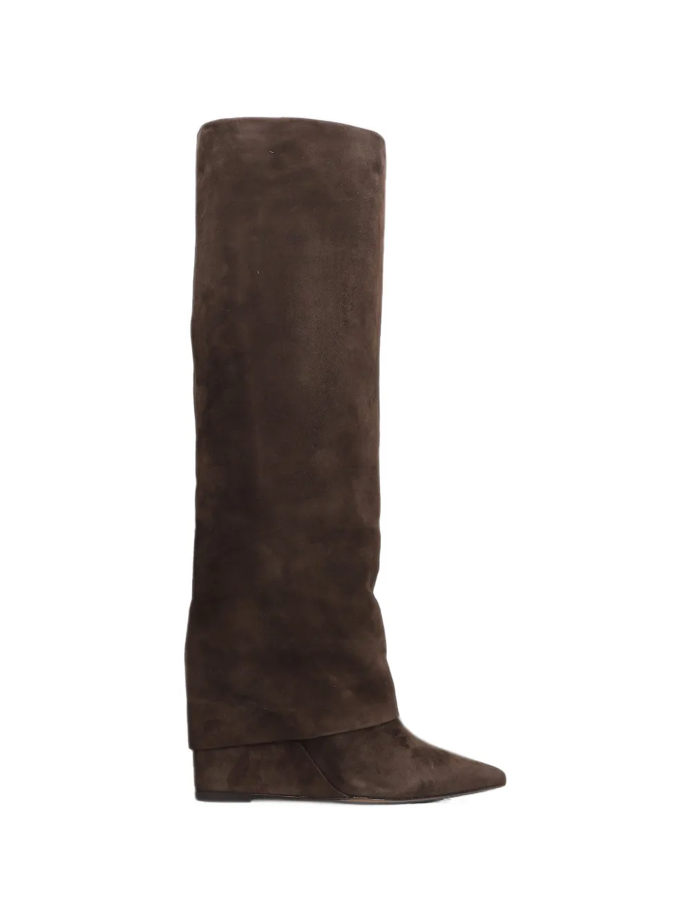 The Seller foldover wedge boots Bruin