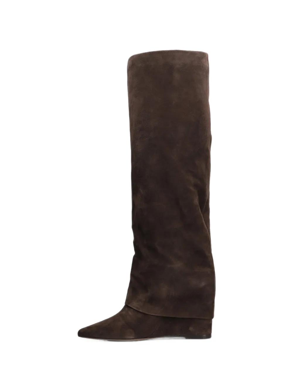 The Seller foldover wedge boots Bruin