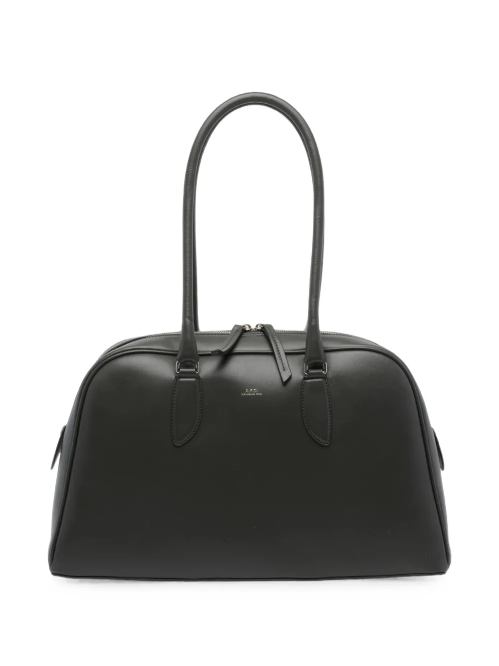A.P.C. Paloma logo-print leather shoulder bag - Nero
