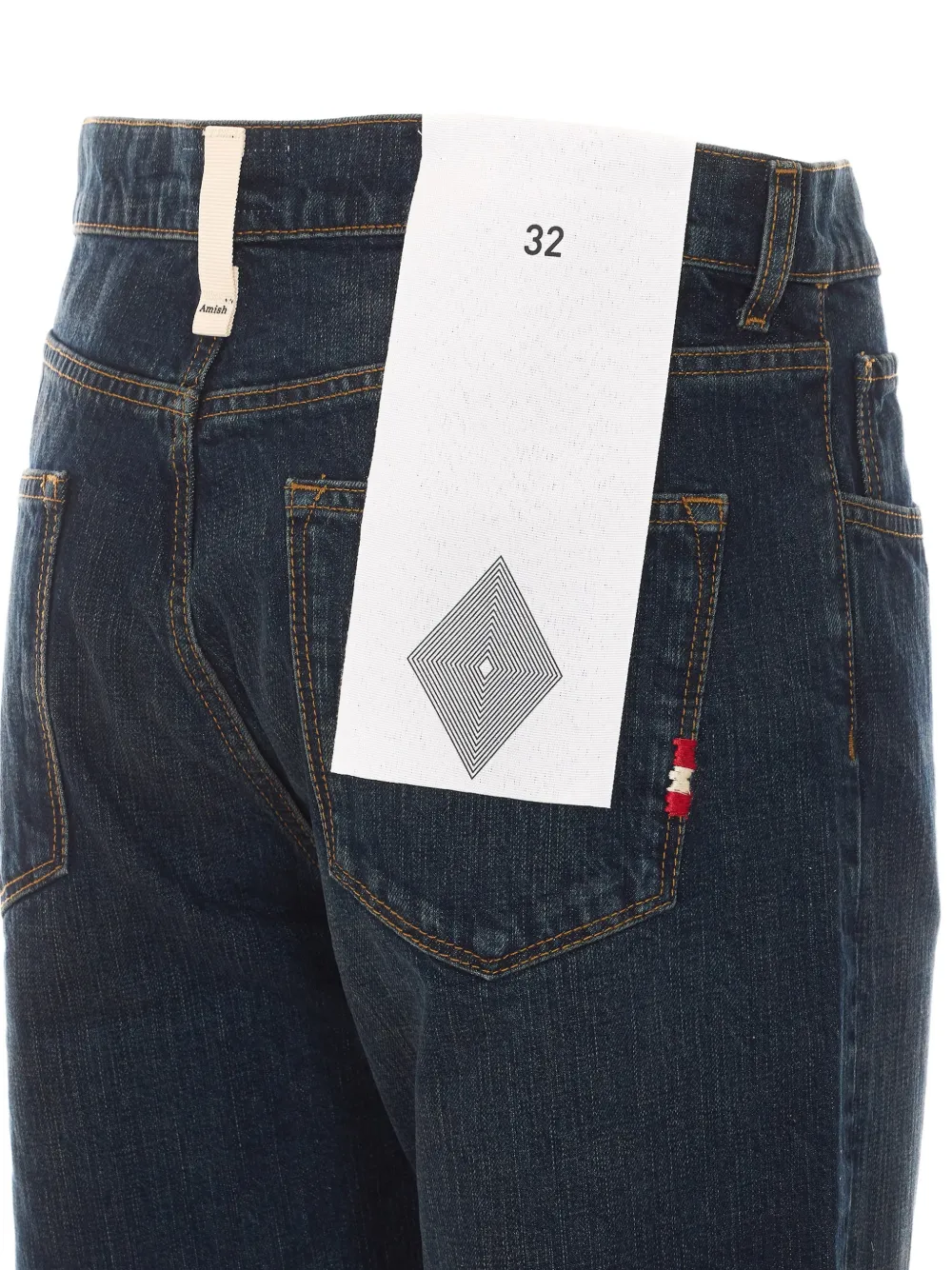 AMISH Straight jeans Blauw