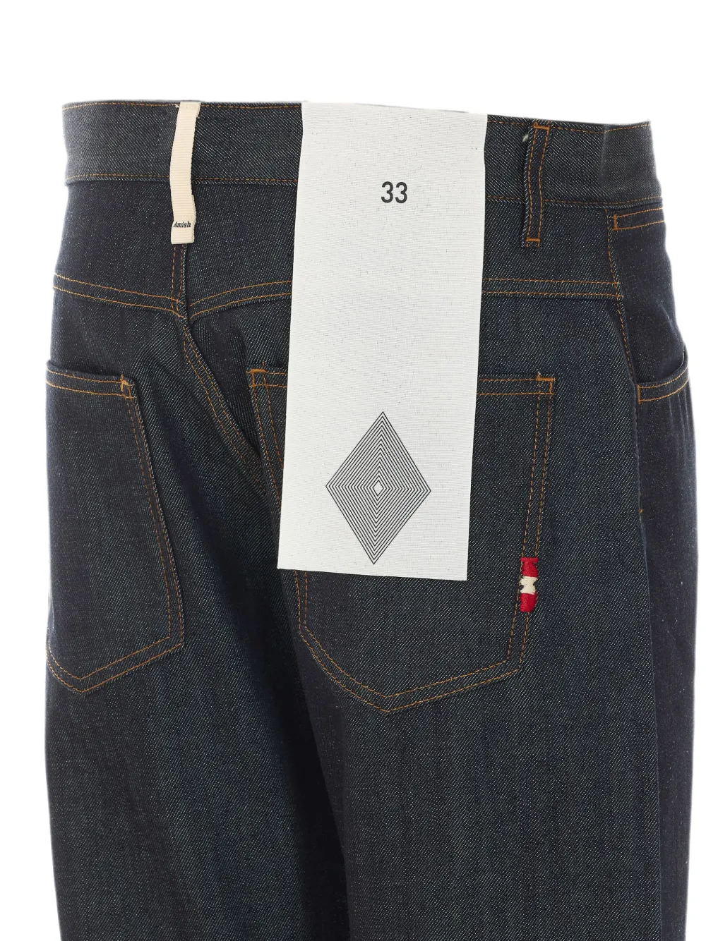 AMISH James ruimvallende jeans Blauw