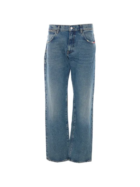 AMISH James distressed straight-leg jeans