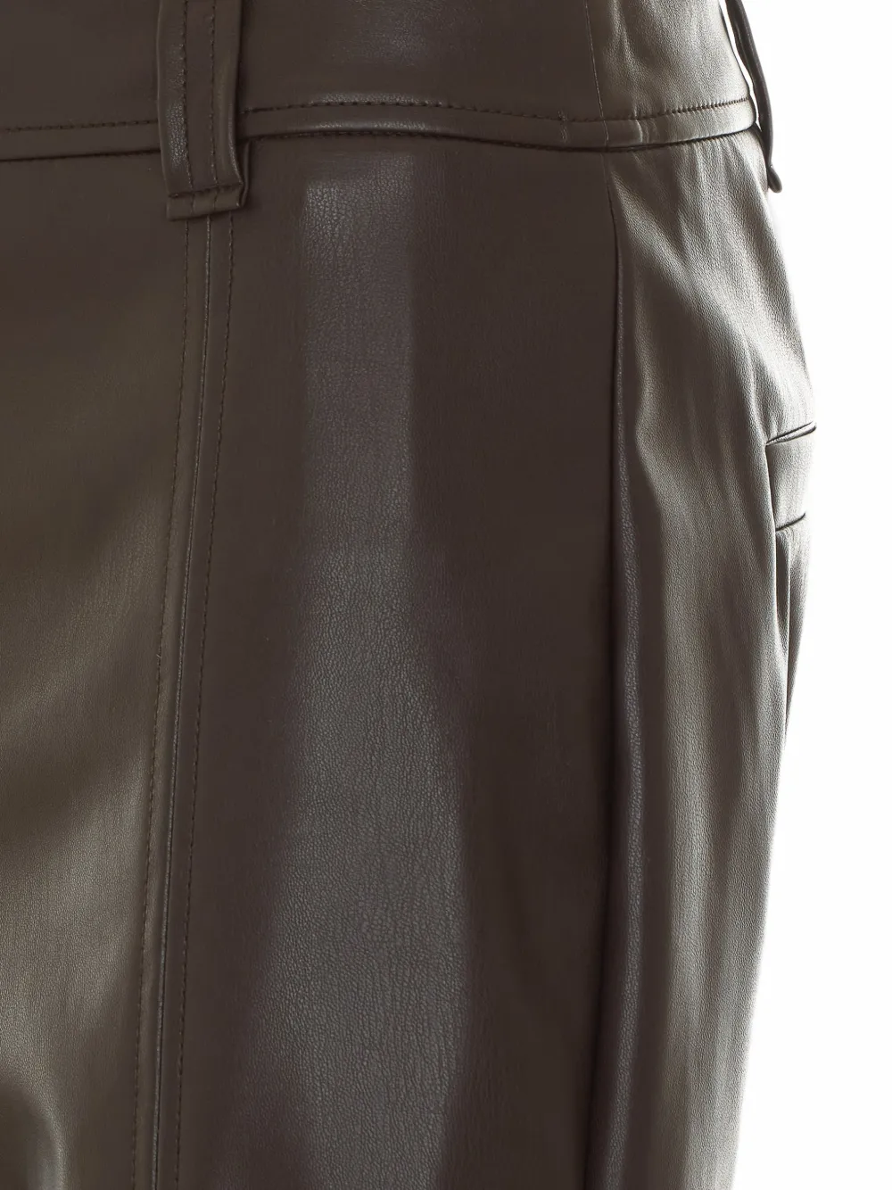 LIU JO Gecoate stoffen broek Bruin