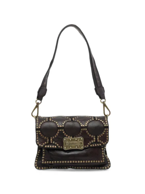 Campomaggi Agnese stud-embellished leather shoulder bag