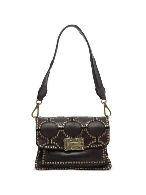 Campomaggi Agnese stud-embellished leather shoulder bag