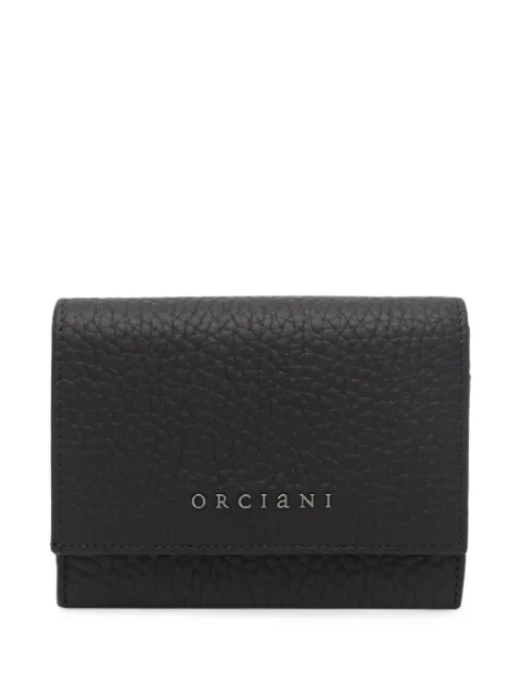 Orciani grained leather wallet