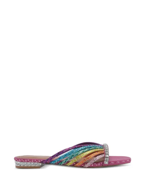 Kurt Geiger London crystal strap flat mules