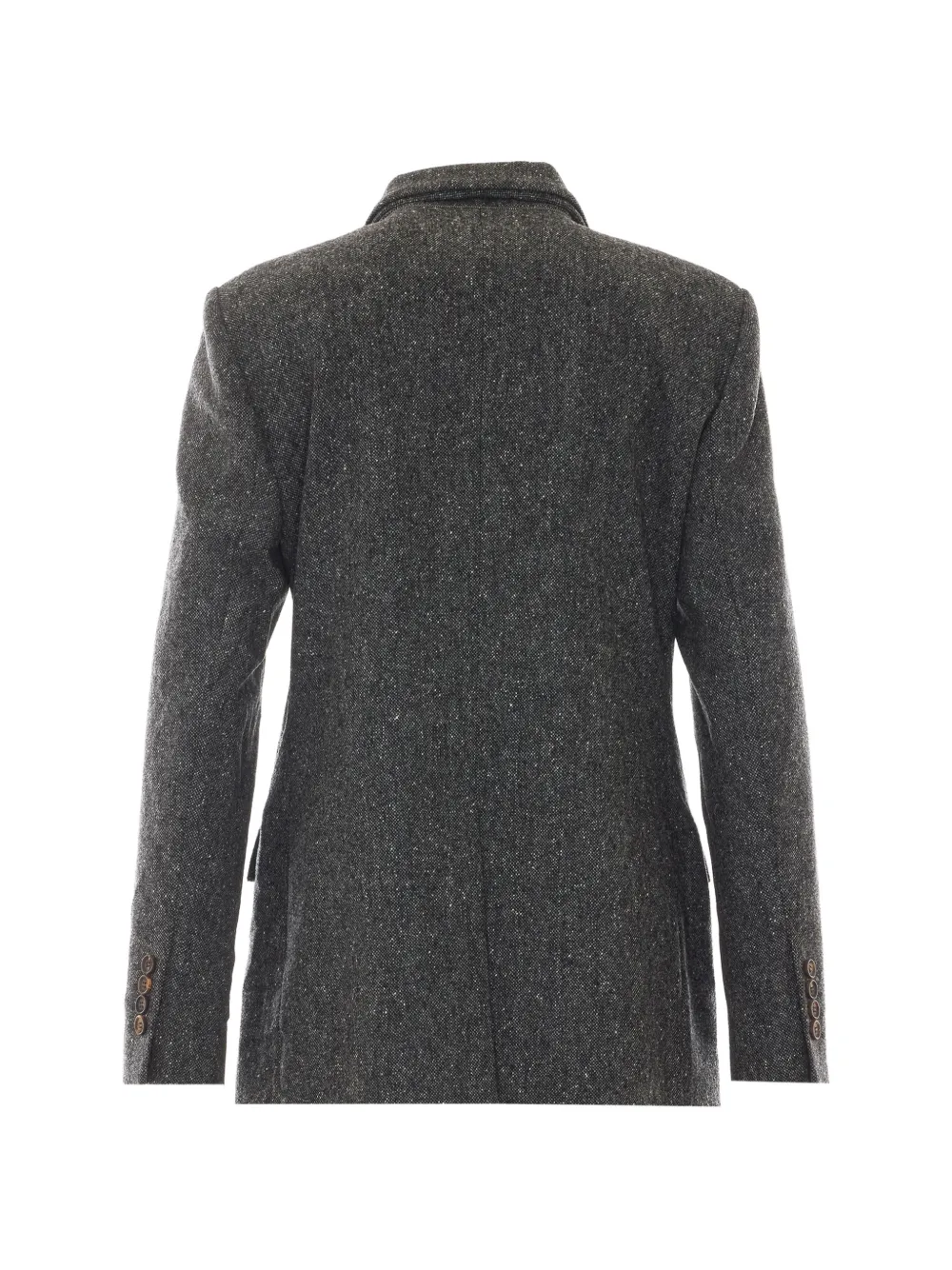 Brunello Cucinelli Blazer met dubbele rij knopen Grijs