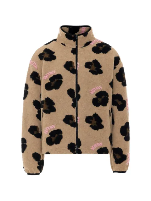 Autry leopard-print fleece jacket
