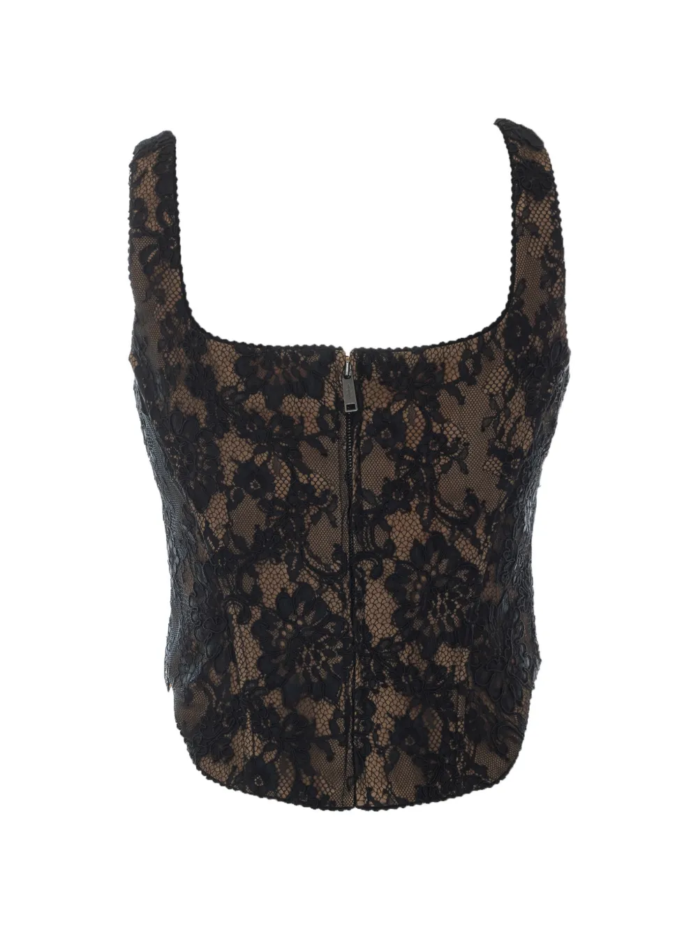 Self-Portrait Black Lace Corset Top, view 2