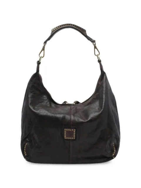 Campomaggi studded leather shoulder bag