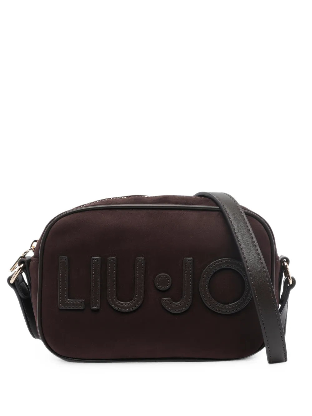 LIU JO logo-appliqué camera bag - Marrone