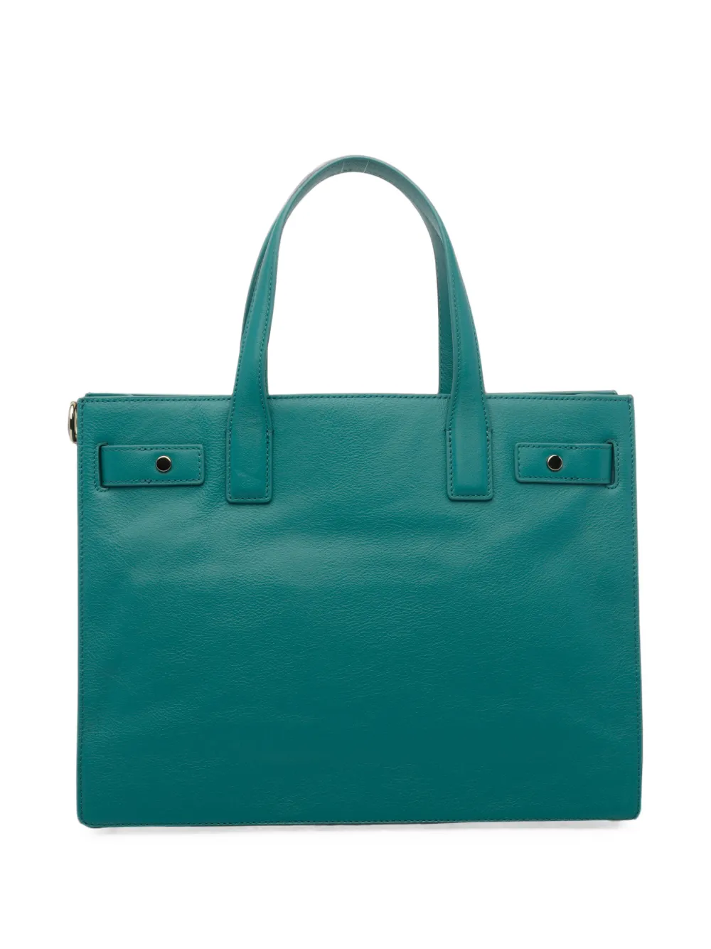 Kurt Geiger London Shopper met adelaar-plakkaat en sjaaldetail Groen