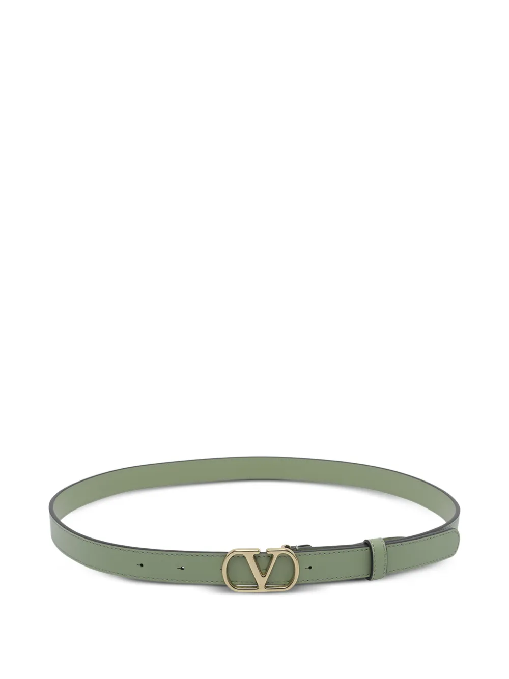 Valentino Garavani VLogo leather belt - Verde