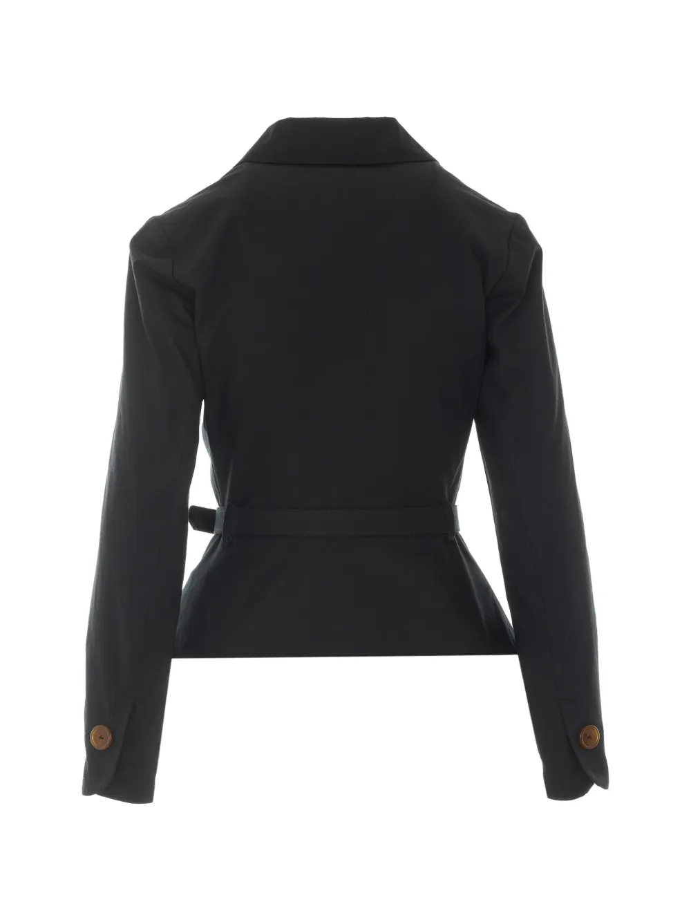 Vivienne Westwood belted peplum-hem jacket Zwart
