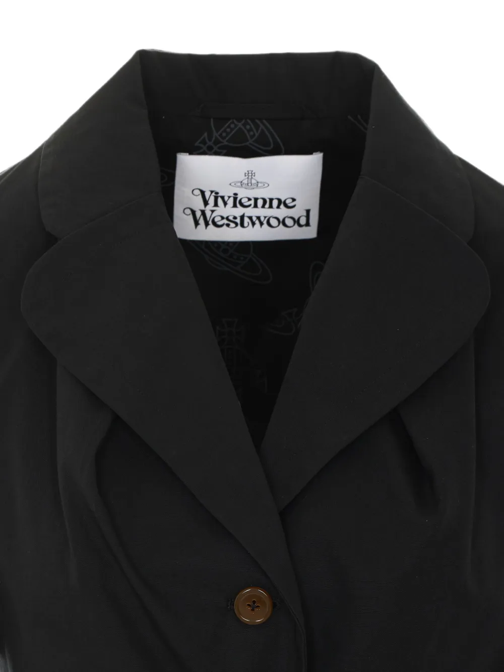 Vivienne Westwood belted peplum-hem jacket Zwart