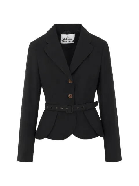 Vivienne Westwood chaqueta con dobladillo peplum y cinturón