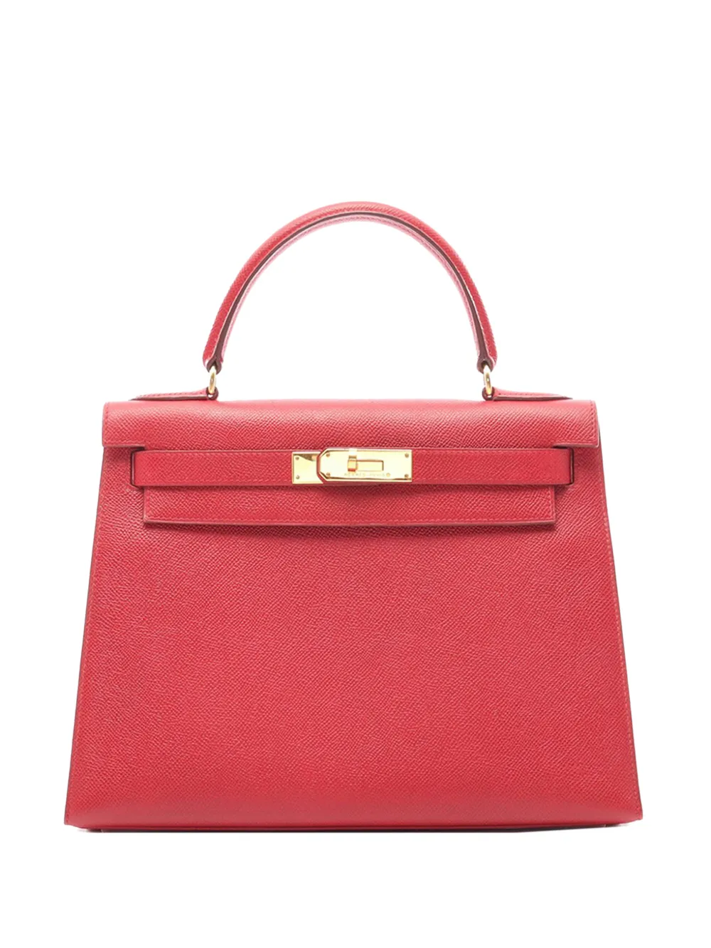 Hermès Pre-Owned 1993 Courchevel Kelly Sellier 28 satchel - Rot