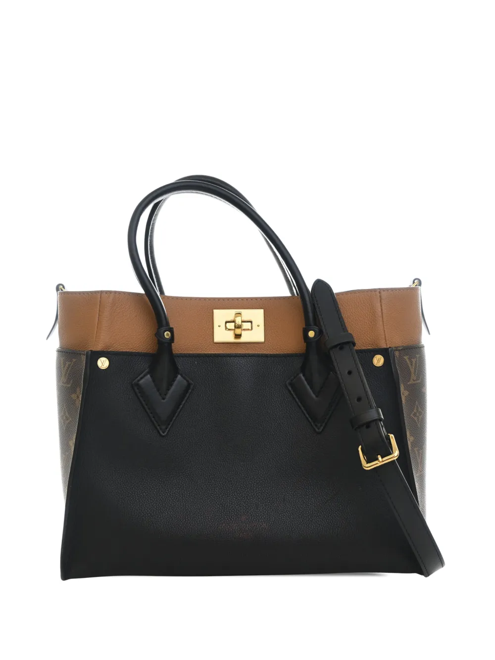 Louis Vuitton Pre-Owned 2021-2026 Monogram On My Side MM satchel - Nero