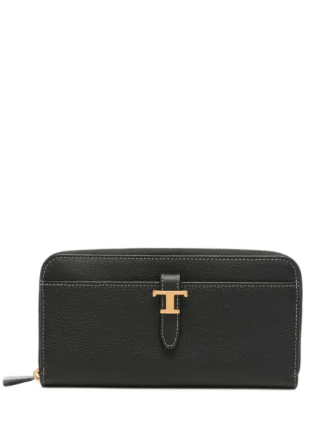 Tod's T Timeless grained leather wallet