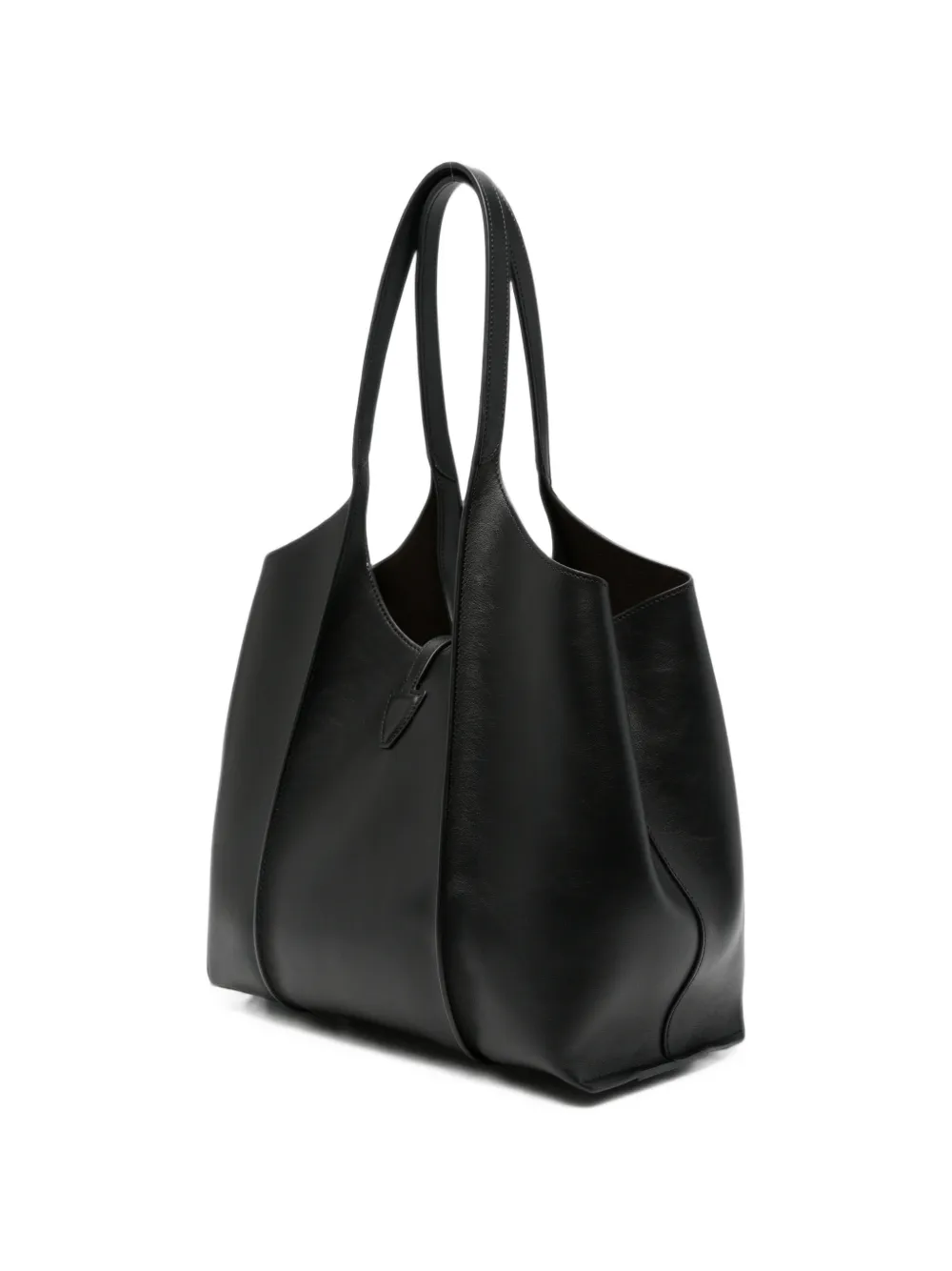 Tod's T Timeless leren shopper Zwart