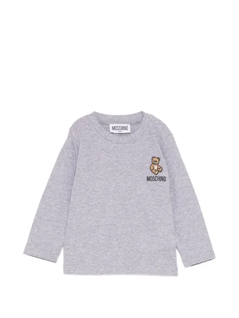 Moschino Kids t-shirt Teddy Bear à patch logo