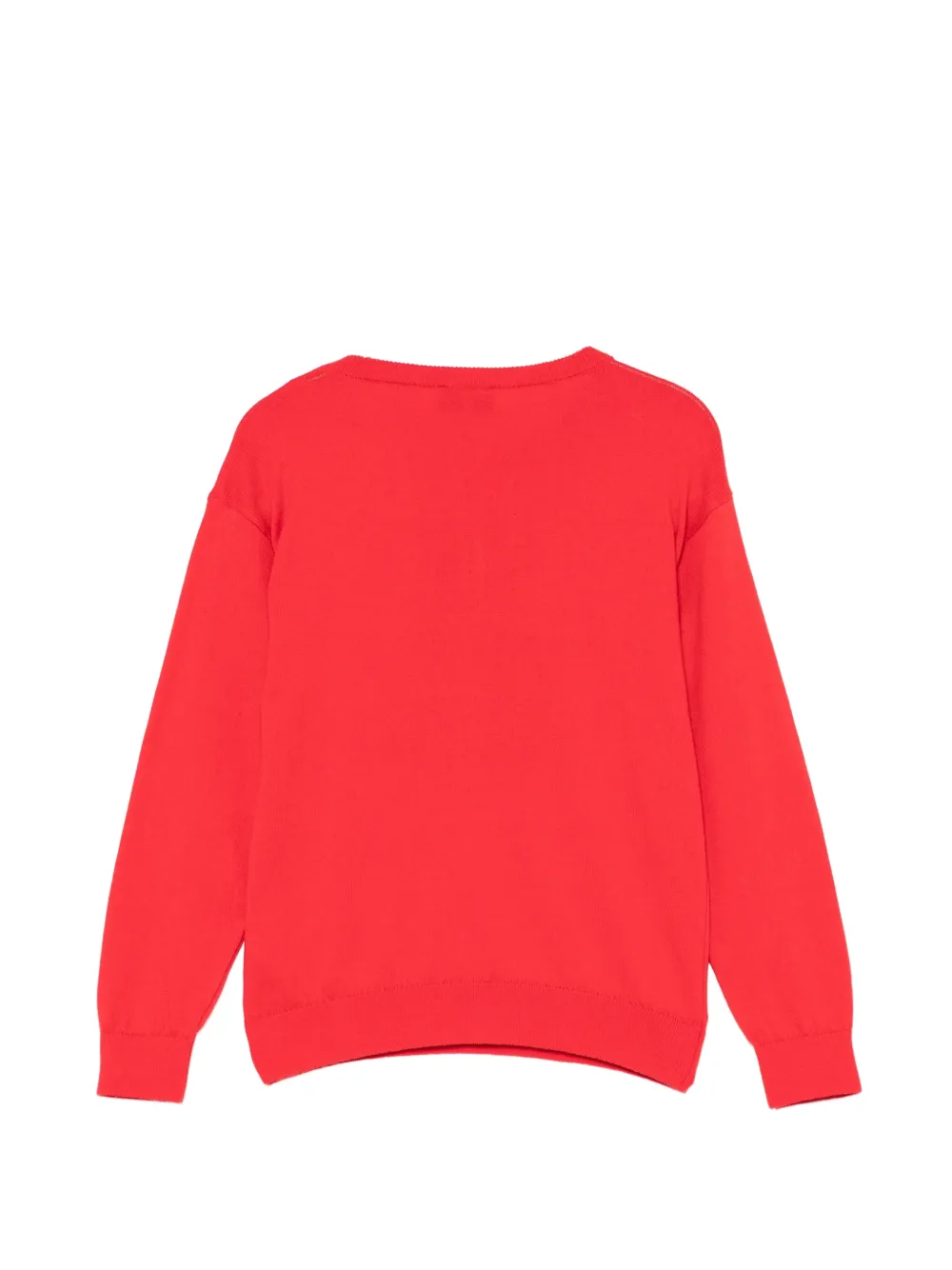 Moschino Kids Teddy Bear trui met logo-intarsia Rood