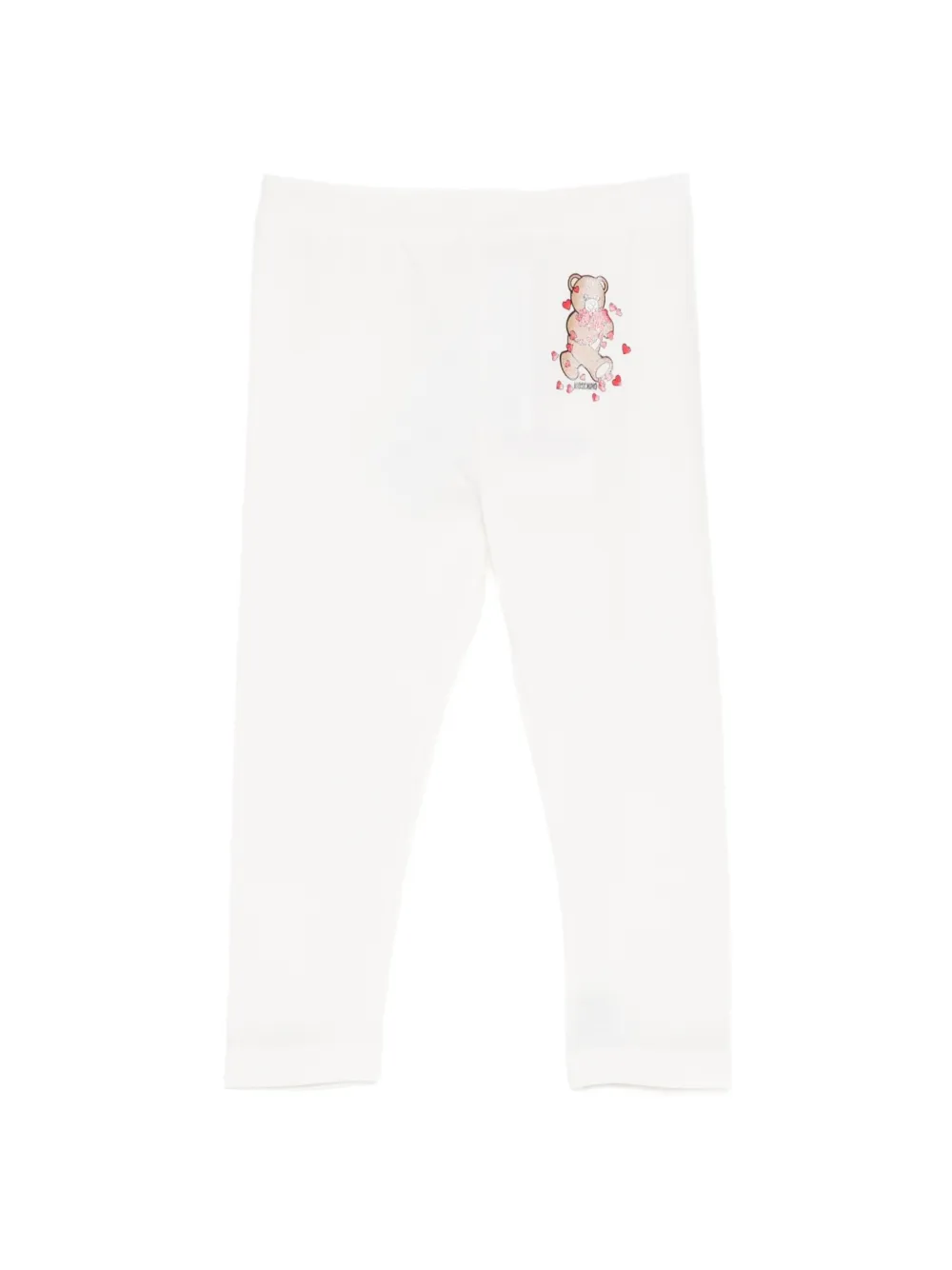 Moschino Kids graphic-print legging - White