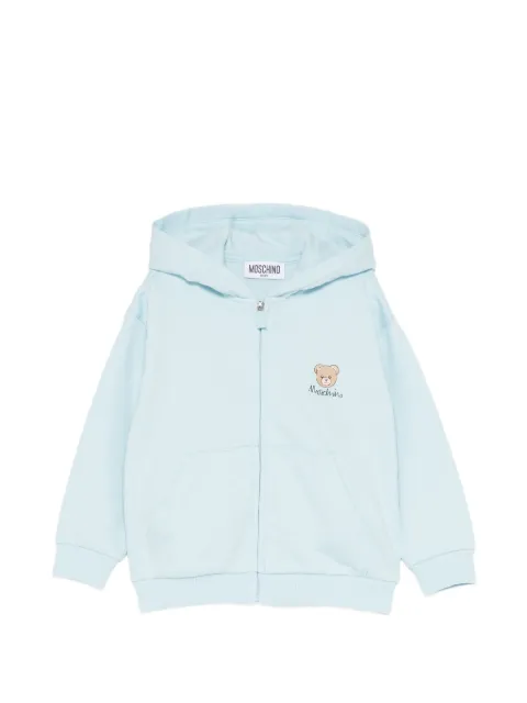 Moschino Kids Teddy Bear zip-up hoodie