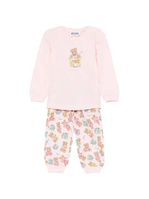 Moschino Kids Teddy Bear print tracksuit set