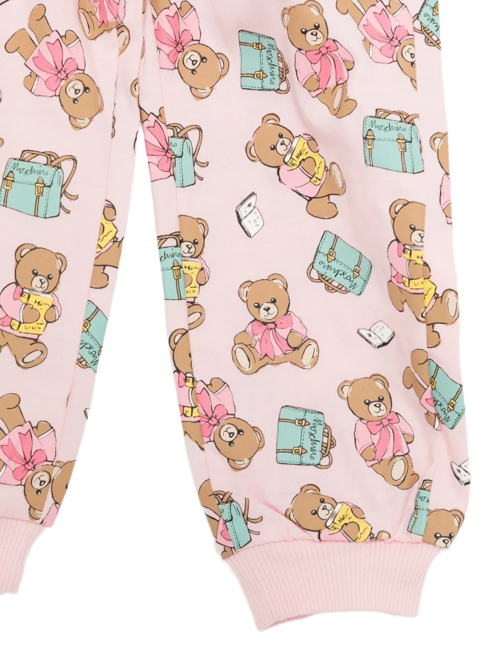 Moschino Kids Trainingspak met teddybeerprint Roze