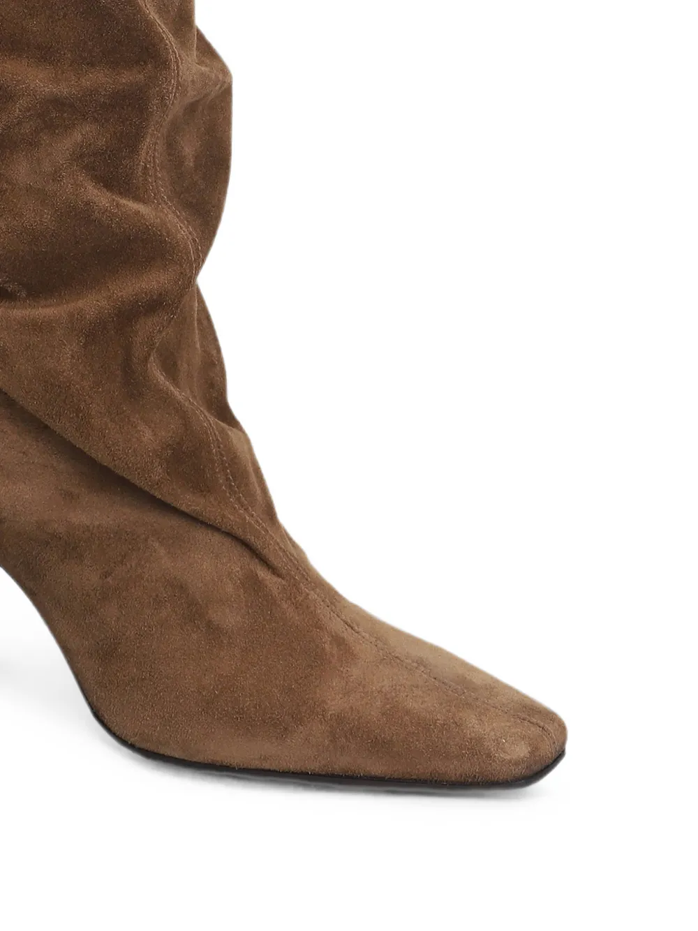 The Seller suede square-toe knee-high boots Bruin