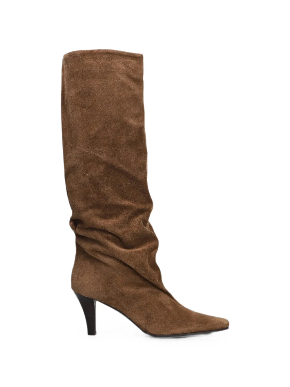 The Seller suede square-toe knee-high boots Bruin