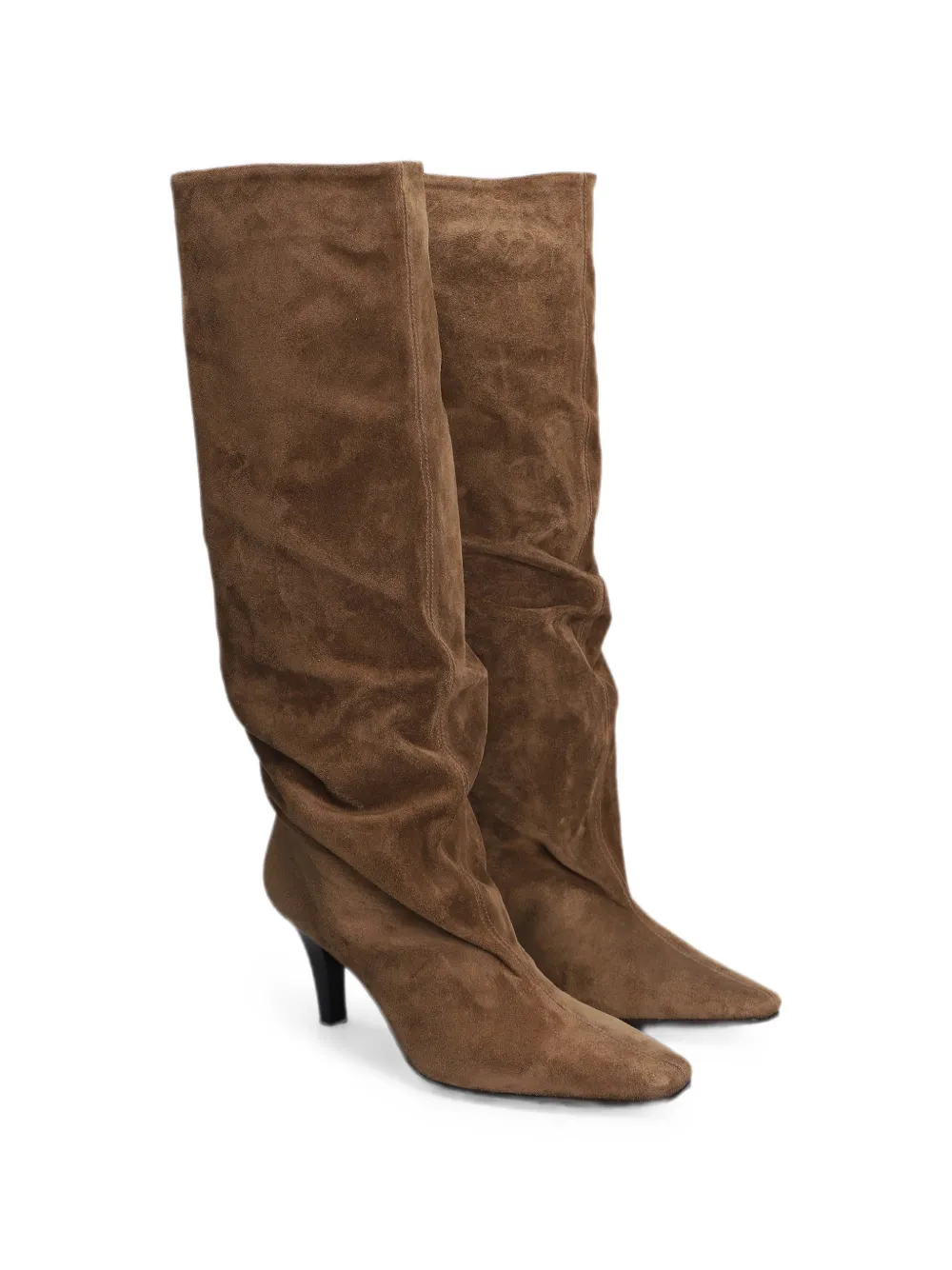 The Seller suede square-toe knee-high boots Bruin