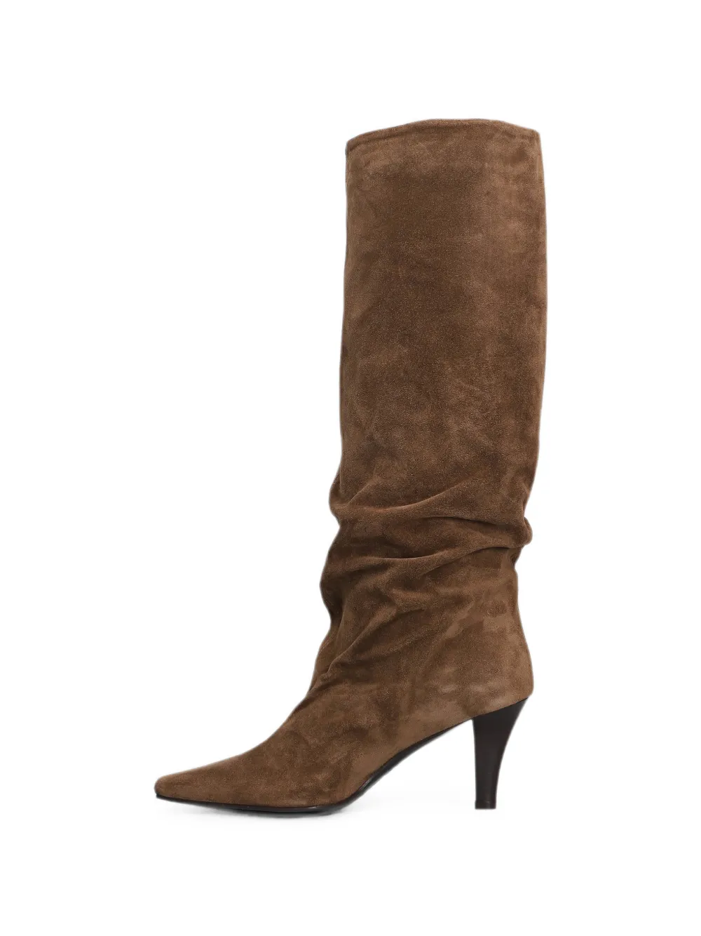 The Seller suede square-toe knee-high boots Bruin