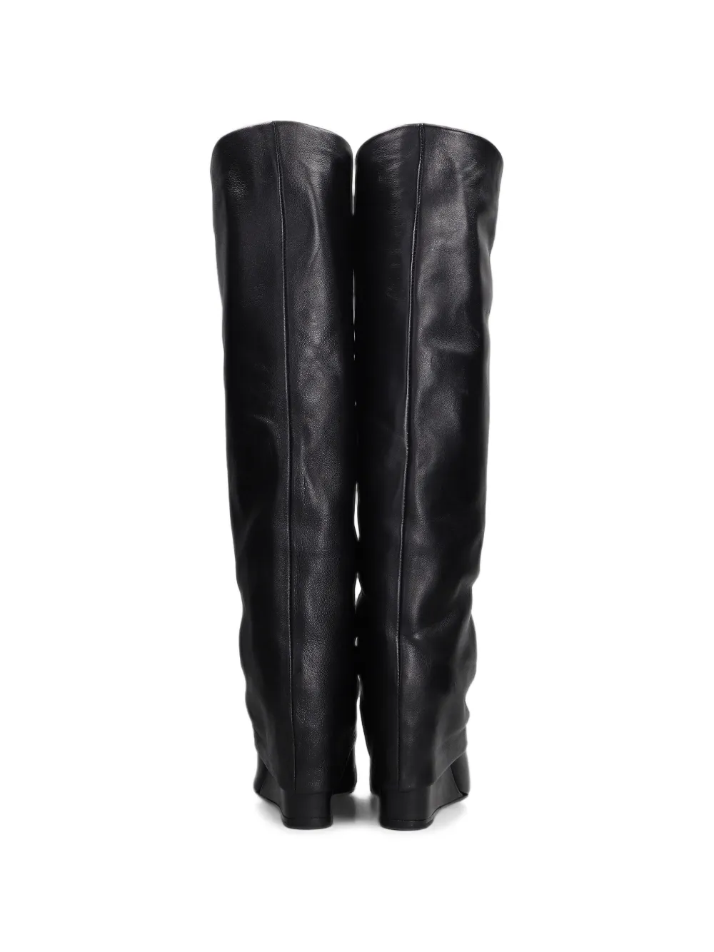 The Seller pointed-toe wedge boots Zwart