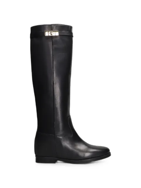 Julie Dee botas altas con cierre giratorio