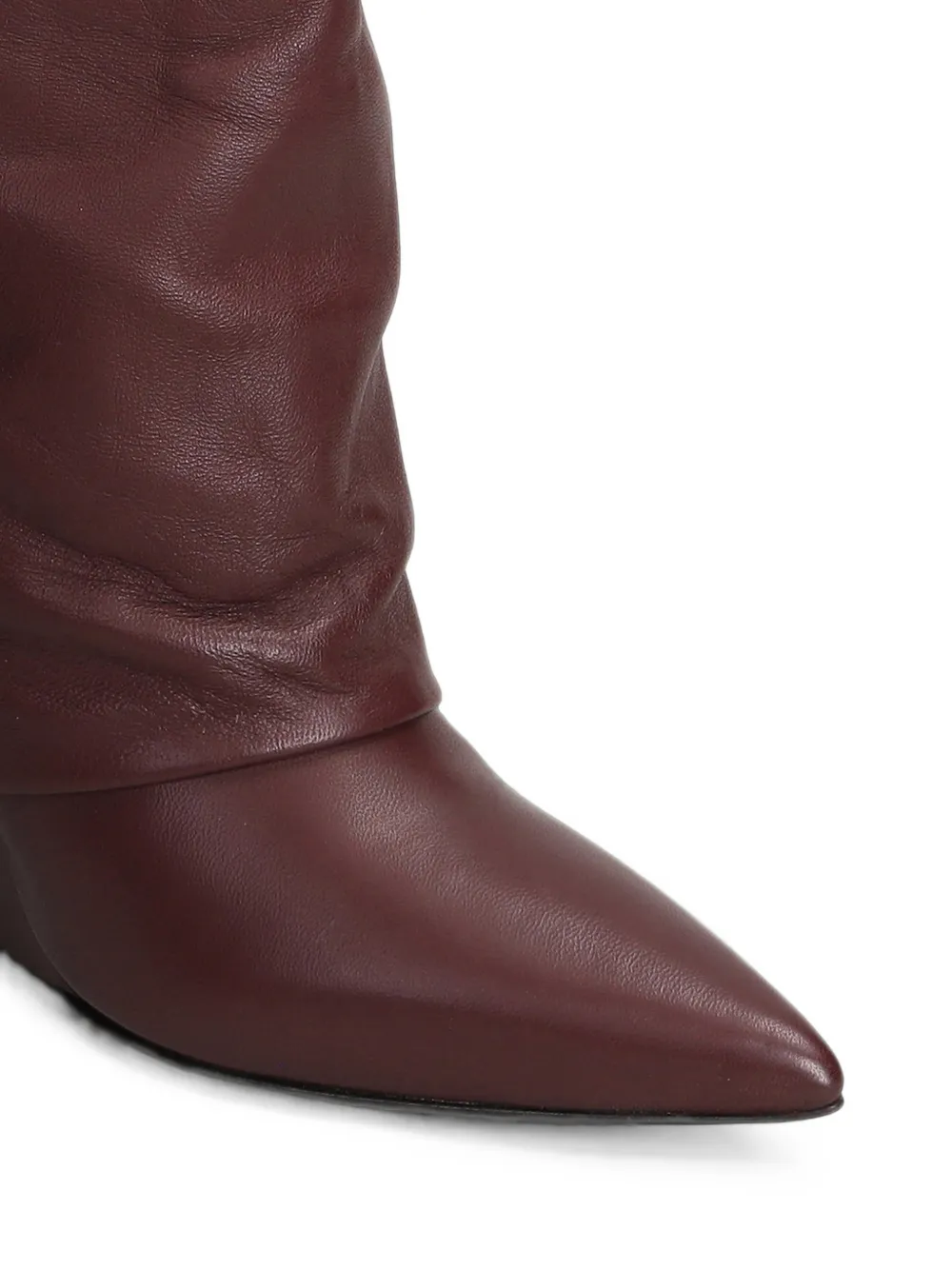 The Seller pointed-toe wedge boots Rood
