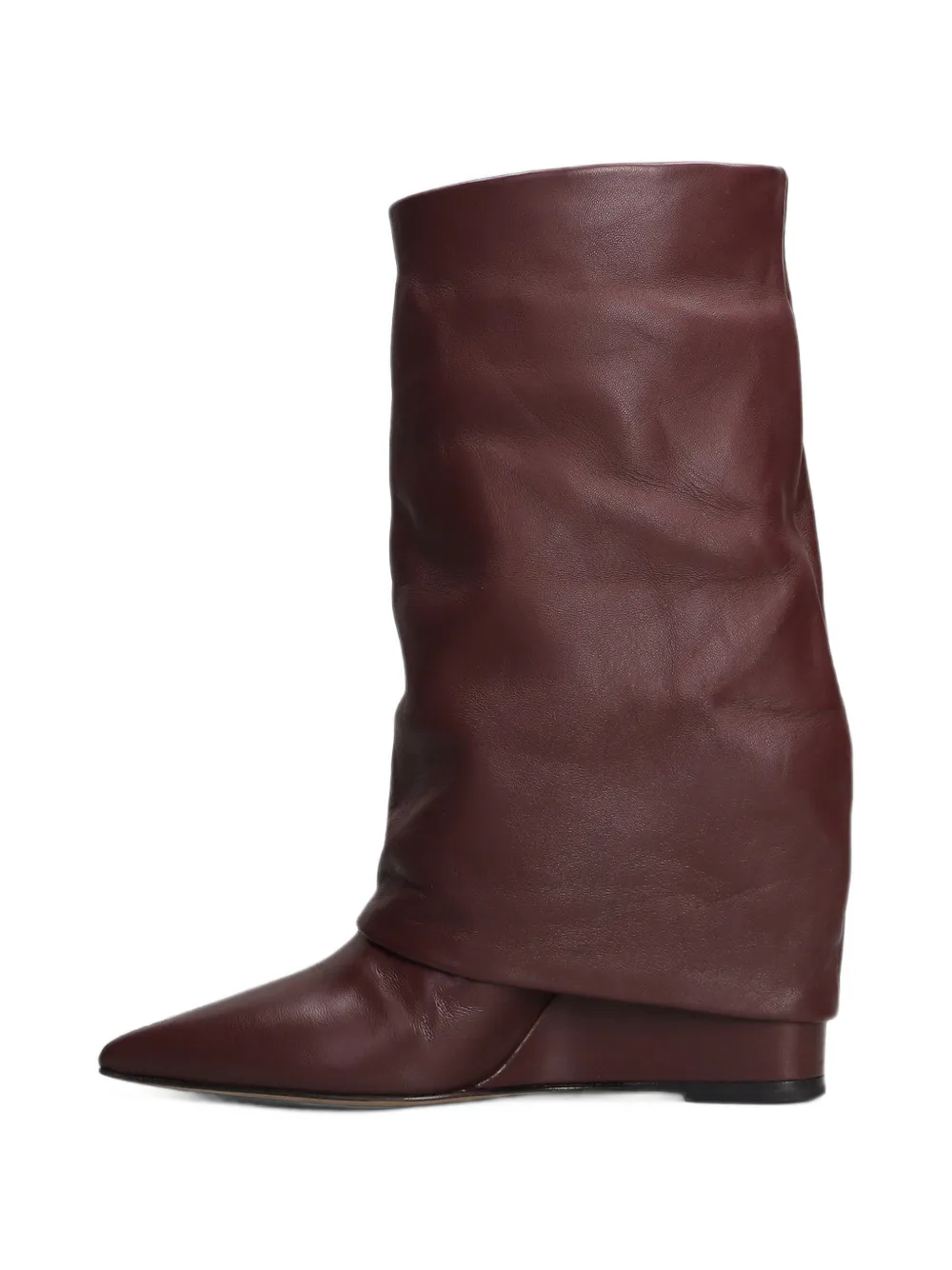 The Seller pointed-toe wedge boots Rood