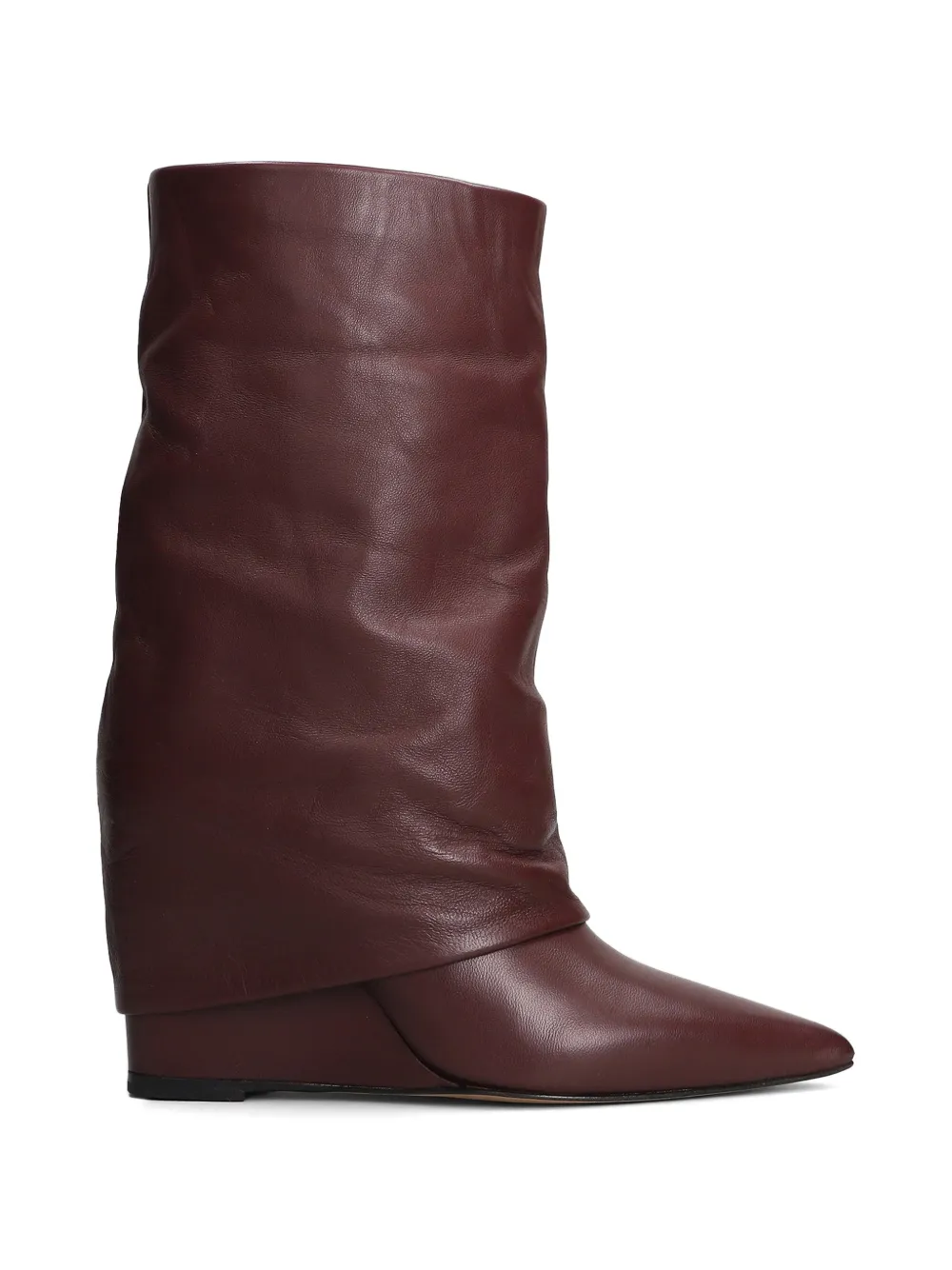 The Seller pointed-toe wedge boots Rood