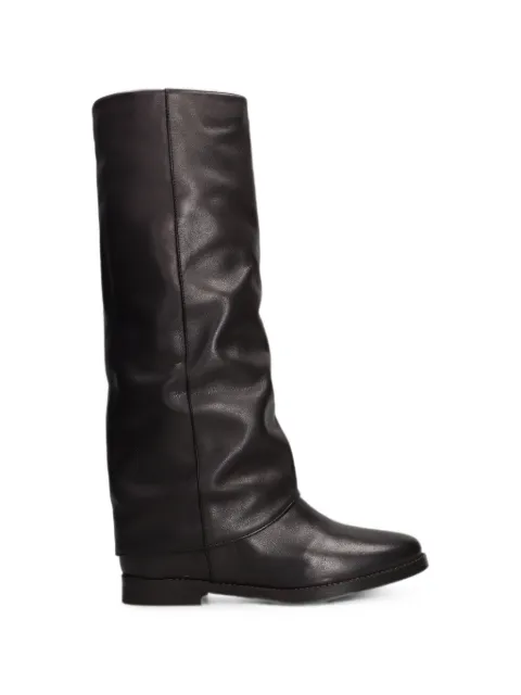 Julie Dee knee-high leather boots
