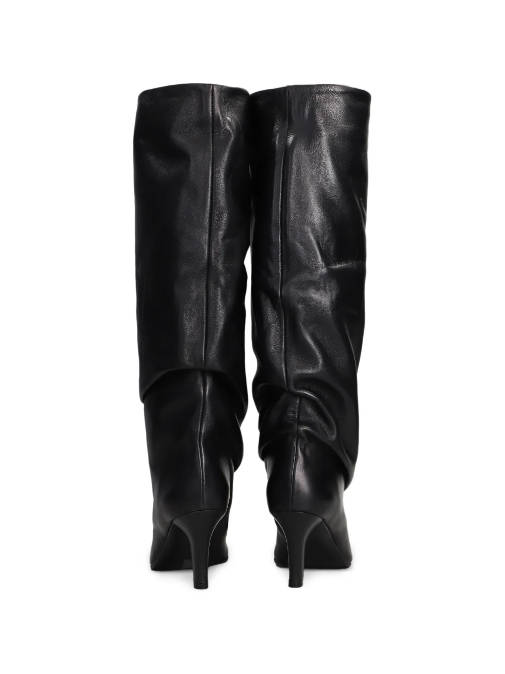 The Seller high-heel slouchy boots Zwart