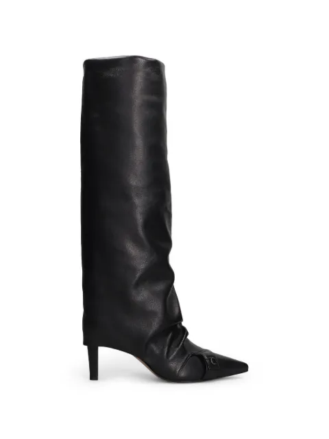 The Seller botas fruncidas con puntera en punta