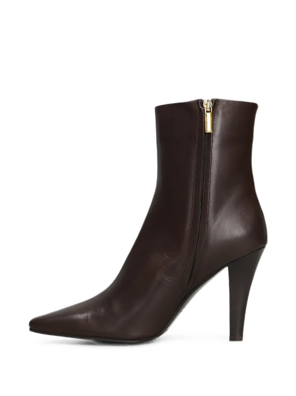 The Seller pointed-toe side-zip heeled ankle boots Bruin
