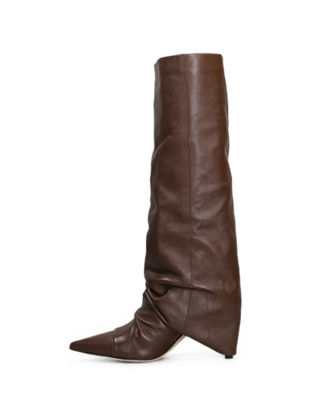 The Seller pointed-toe slouchy leather boots Bruin