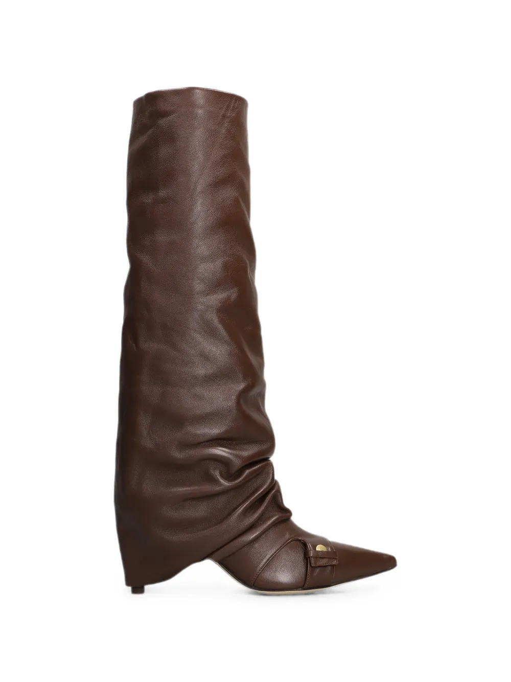 The Seller pointed-toe slouchy leather boots Bruin