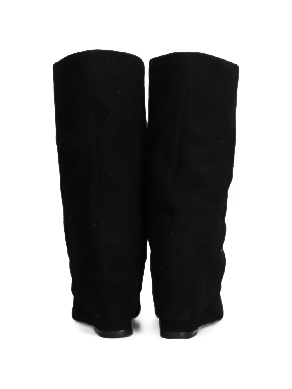 The Seller pointed-toe wedge boots Zwart