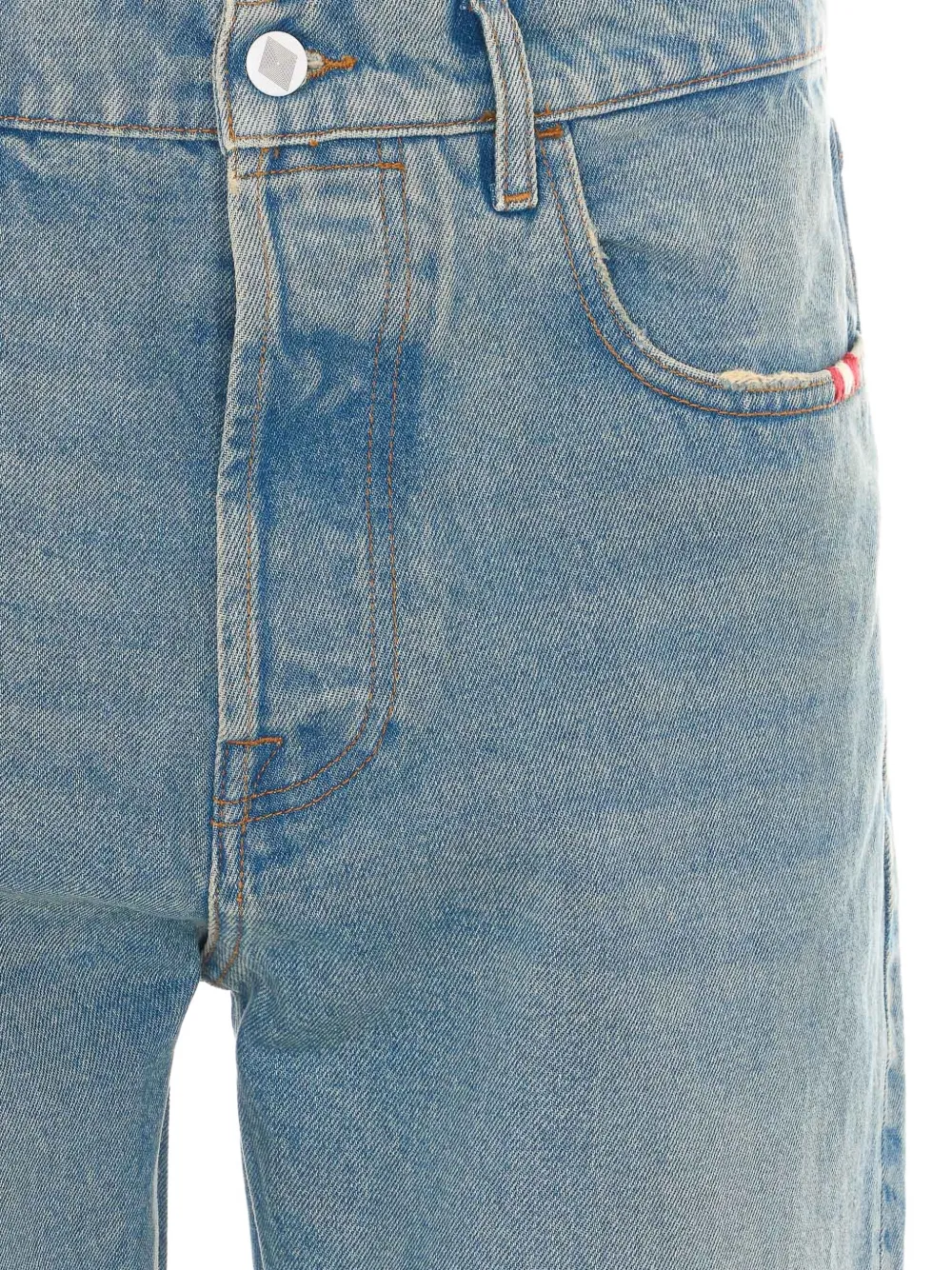 AMISH Jeremiah jeans met vervaagd effect Blauw