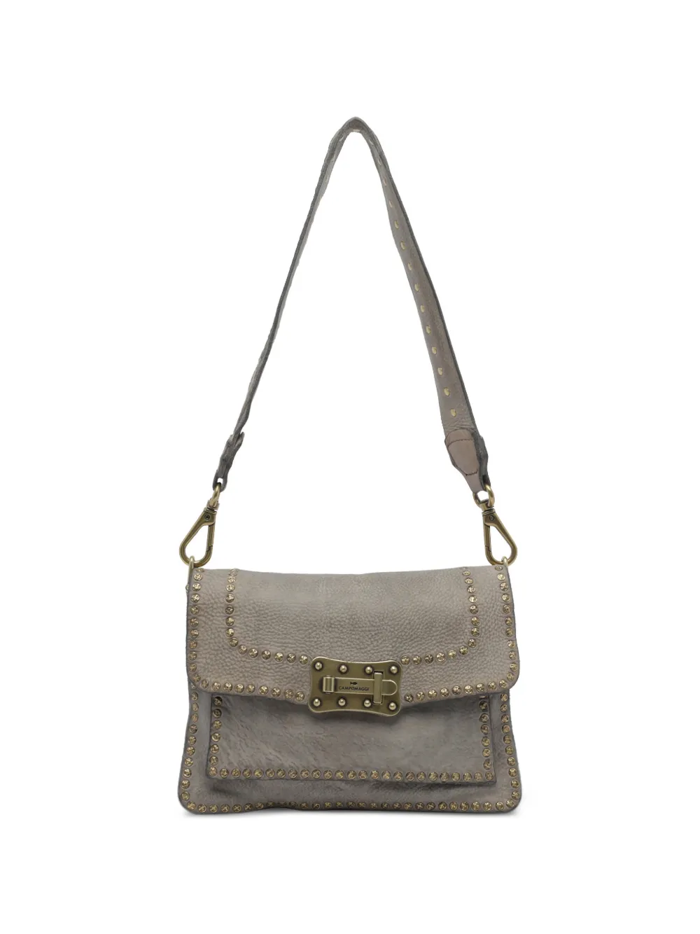 Campomaggi Agnese stud-embellished leather shoulder bag