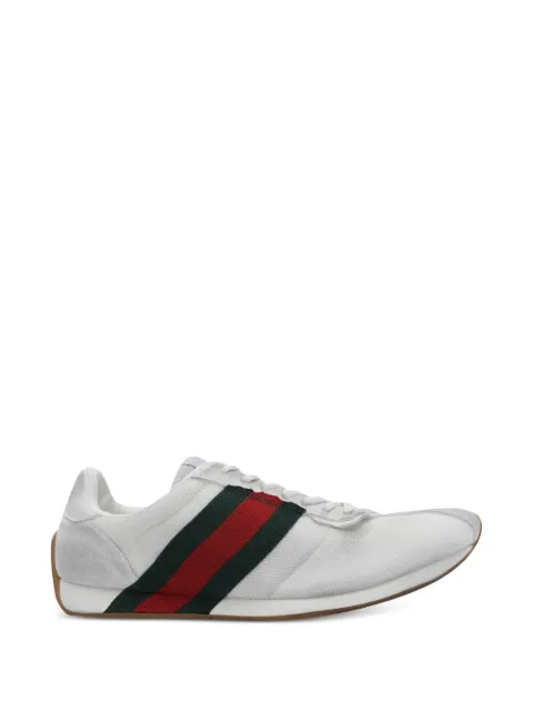 Gucci Tempo web-stripe panelled sneakers